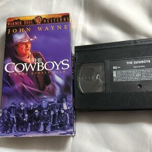 Warner bros westerns John Wayne the cowboys VHS